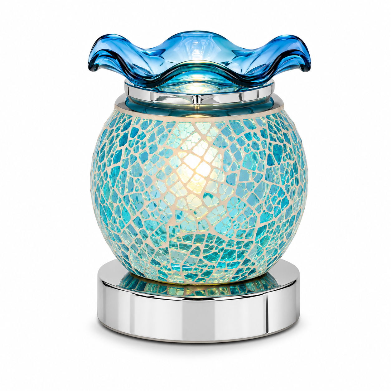 Touch Aromatic Lamp - Crackle - Blue
